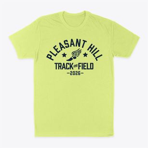 Pleasant Hill Middle School Track and Field Classic Dad T-Shirt