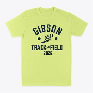 Gibson Elementary School Track and Field Classic Dad T-Shirt