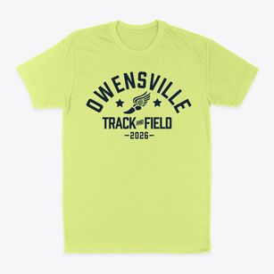 Owensville Elementary 3-5 Center Track and Field Classic Dad T-Shirt