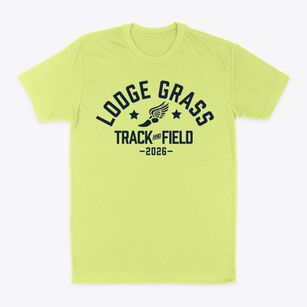 Lodge Grass Elementary School Track and Field Classic Dad T-Shirt