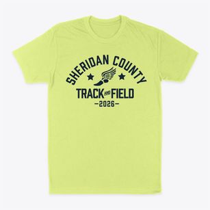 Sheridan County District 75 School Track and Field Classic Dad T-Shirt