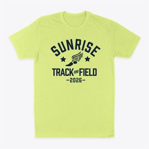 Sunrise Middle School Track and Field Classic Dad T-Shirt