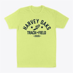 Harvey Oaks Elementary School Track and Field Classic Dad T-Shirt
