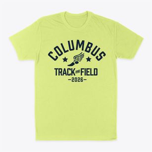 Columbus School Track and Field Classic Dad T-Shirt