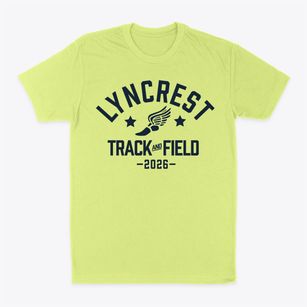 Lyncrest Elementary School Track and Field Classic Dad T-Shirt