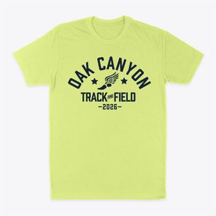 Oak Canyon School Track and Field Classic Dad T-Shirt