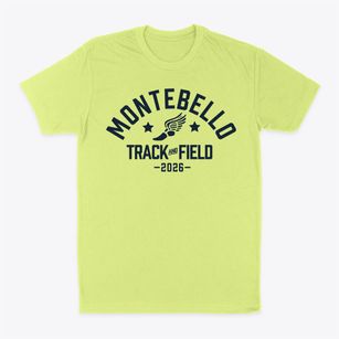 Montebello High School Track and Field Classic Dad T-Shirt