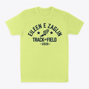 Eileen E Zaglin Track and Field Classic Dad T-Shirt
