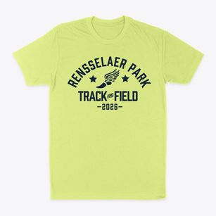 Rensselaer Park Elementary School Track and Field Classic Dad T-Shirt