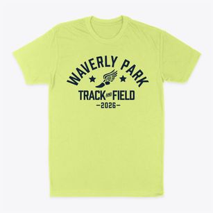 Waverly Park Elementary School Track and Field Classic Dad T-Shirt