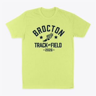 Brocton Central School Track and Field Classic Dad T-Shirt