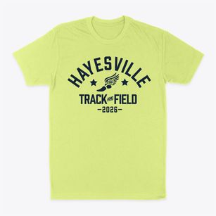 Hayesville High School Track and Field Classic Dad T-Shirt