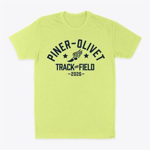 Piner-olivet Charter School Track and Field Classic Dad T-Shirt
