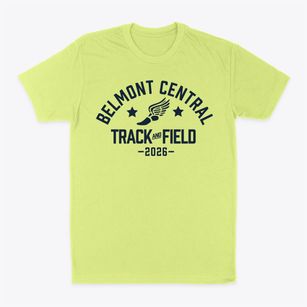 Belmont Central Elementary School Track and Field Classic Dad T-Shirt