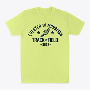 Chester W Morrison Elementary School Track and Field Classic Dad T-Shirt