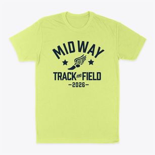 Midway High School Track and Field Classic Dad T-Shirt