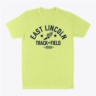 East Lincoln Middle School Track and Field Classic Dad T-Shirt