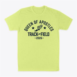 Queen Of Apostles School Track and Field Classic Dad T-Shirt