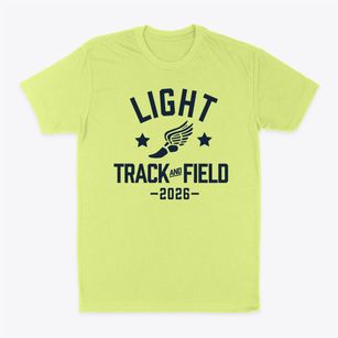 Light Middle School Track and Field Classic Dad T-Shirt