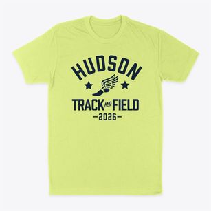 Hudson Montessori School Track and Field Classic Dad T-Shirt