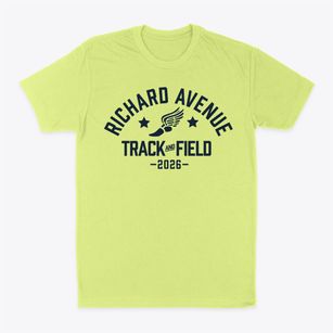 Richard Avenue Elementary School Track and Field Classic Dad T-Shirt