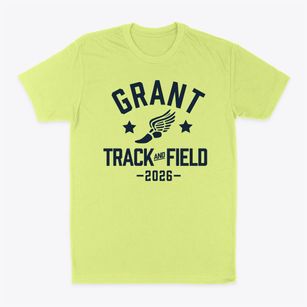 Grant Middle School Track and Field Classic Dad T-Shirt