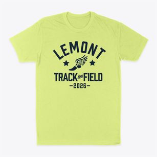 Lemont Elementary School Track and Field Classic Dad T-Shirt
