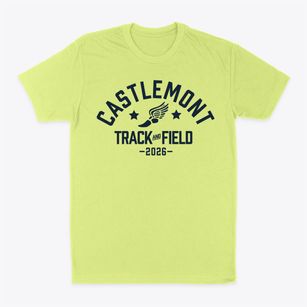 Castlemont Elementary School Track and Field Classic Dad T-Shirt