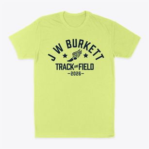 J W Burkett Elementary School Track and Field Classic Dad T-Shirt