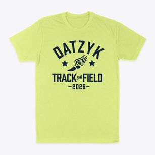 Datzyk Montessori School Track and Field Classic Dad T-Shirt