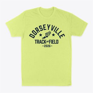 Dorseyville Middle School Track and Field Classic Dad T-Shirt