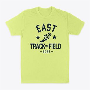 Memphis East High School Track and Field Classic Dad T-Shirt