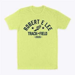 Robert E Lee Elementary School Track and Field Classic Dad T-Shirt