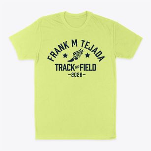 Frank M Tejada Academy Track and Field Classic Dad T-Shirt