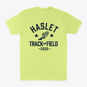 Haslet Elementary School Track and Field Classic Dad T-Shirt