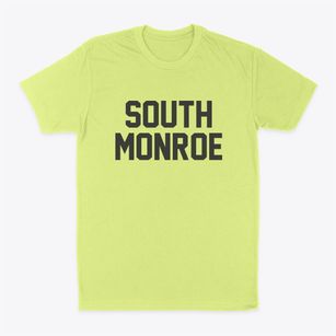 South Monroe Michigan Classic Block Classic Dad T-Shirt