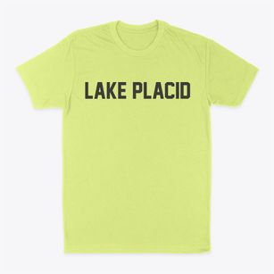 Lake Placid New York Classic Block Classic Dad T-Shirt