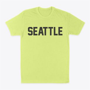 Seattle Washington Classic Block Classic Dad T-Shirt