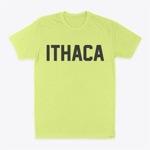 Ithaca Wisconsin Classic Block Classic Dad T-Shirt