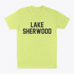 Lake Sherwood Wisconsin Classic Block Classic Dad T-Shirt
