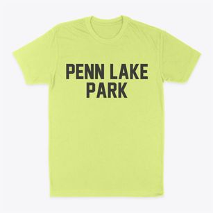 Penn Lake Park Pennsylvania Classic Block Classic Dad T-Shirt