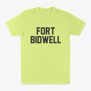 Fort Bidwell California Classic Block Classic Dad T-Shirt