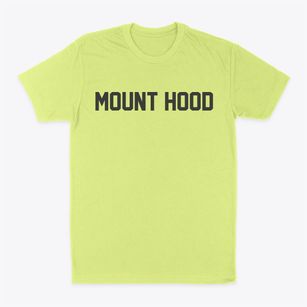 Mount Hood Oregon Classic Block Classic Dad T-Shirt