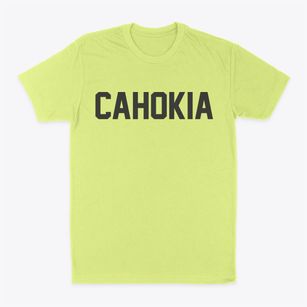 Cahokia Illinois Classic Block Classic Dad T-Shirt