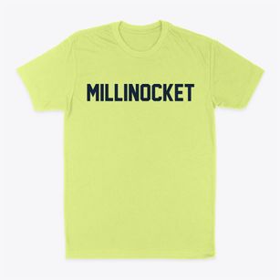 Millinocket Maine Classic Block Classic Dad T-Shirt