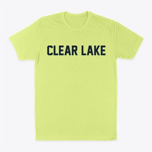 Clear Lake Wisconsin Classic Block Classic Dad T-Shirt