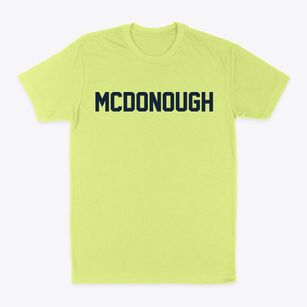 Mcdonough Georgia Classic Block Classic Dad T-Shirt