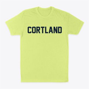 Cortland New York Classic Block Classic Dad T-Shirt