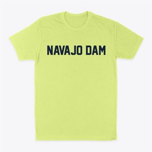 Navajo Dam New Mexico Classic Block Classic Dad T-Shirt