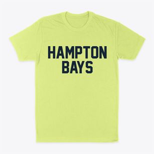 Hampton Bays New York Classic Block Classic Dad T-Shirt